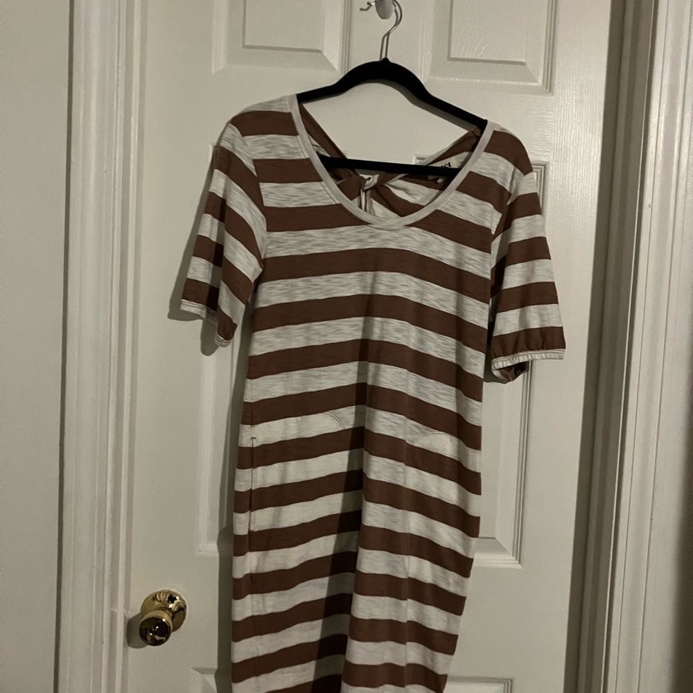 Pact Women’s Small Stripe Cotton Avery Dress